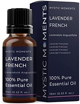 רגעים מיסטיים | Lavender שמן אתרי צרפתי 10 מל - שמן טהור וטבעי למפזרים, ארומתרפיה ועיסוי תערובות טבעוניות GMO